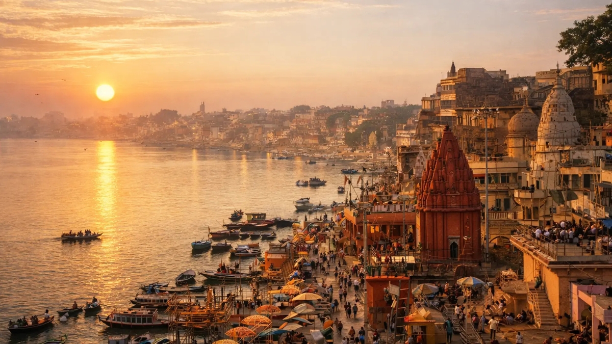 Dashashwamedh Ghat Evening Ganga Aarti Varanasi